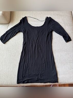 Cotton On Black Scoop Neck Long Sleeve Top